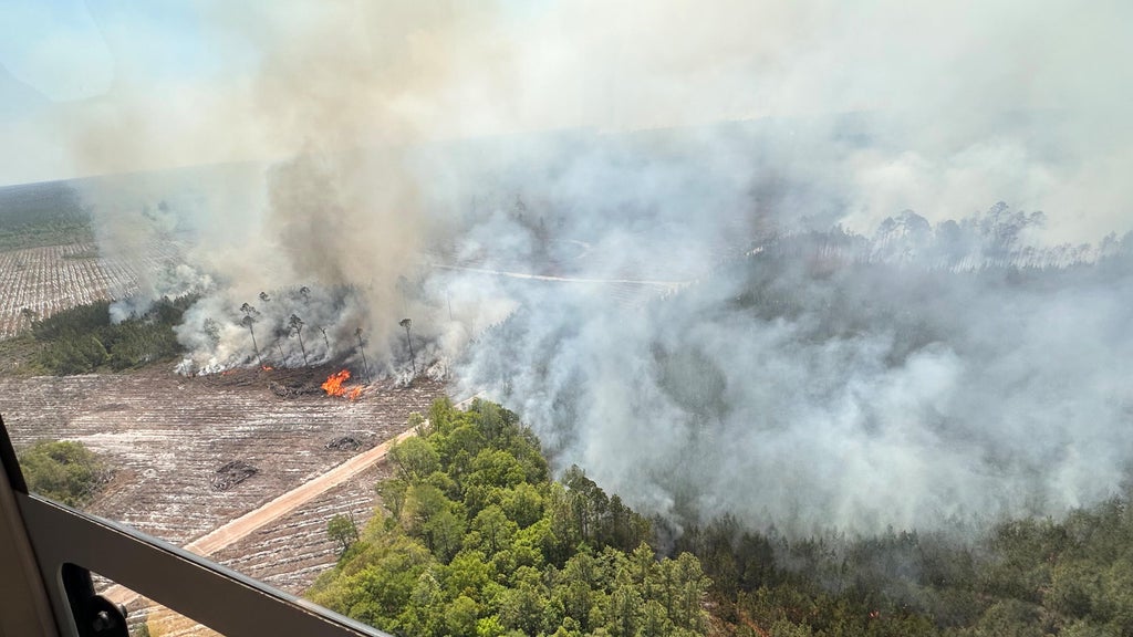 South Georgia wildfires exceed 53,000 acres; containment remains ...