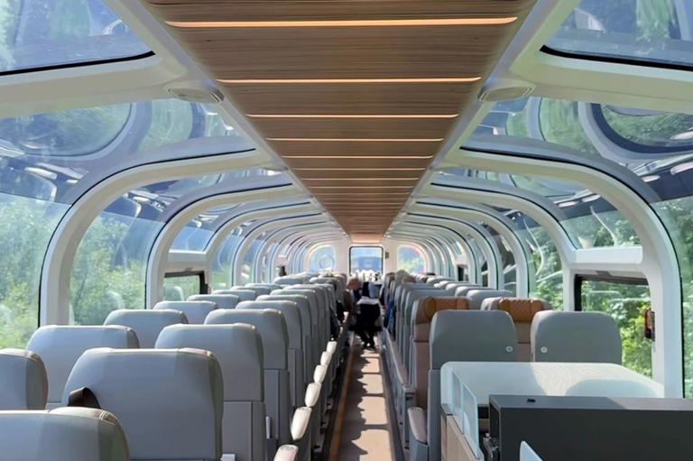 This luxury train journey was named the most scenic in North America ...