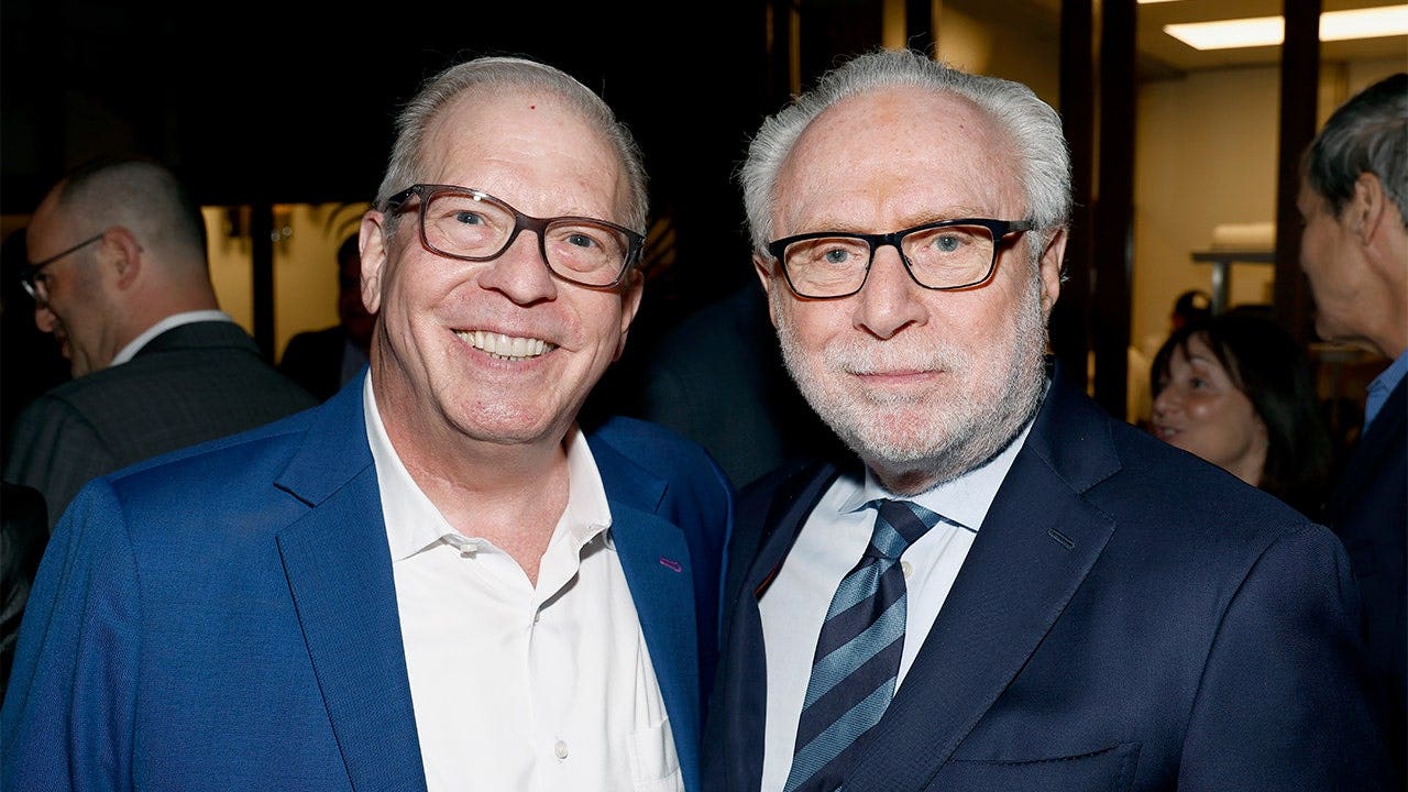 Michael Glantz and Wolf Blitzer attend the CAA kickoff party for the White House Correspondents' Dinner weekend at La Grande Boucherie in Washington, D.C., on April 26, 2024.