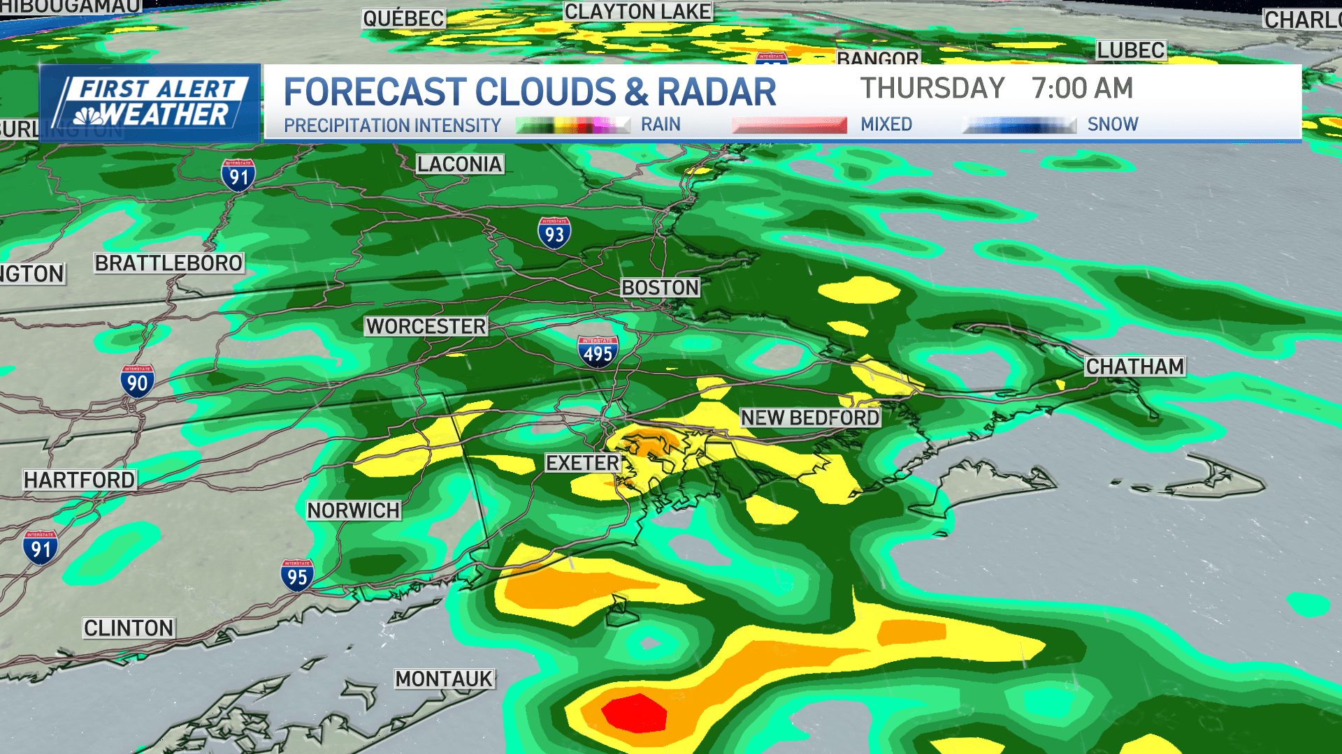 First alert issued for Thursday as storms head for New England