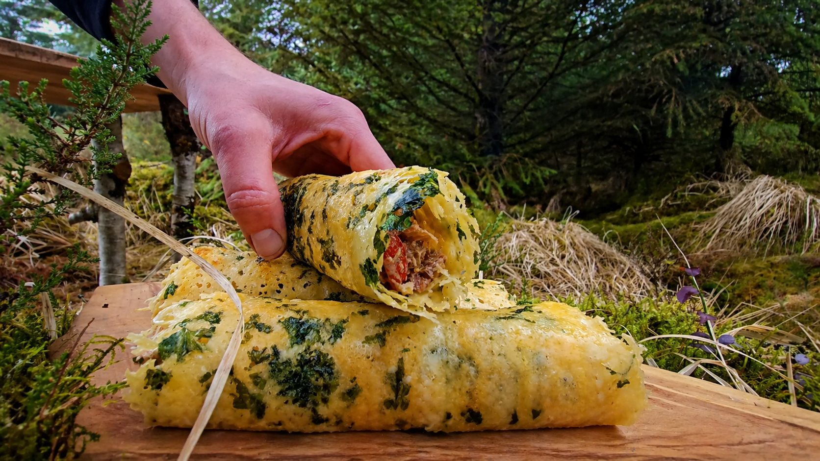Watch how this cheese turns unbelievably crispy in the wild