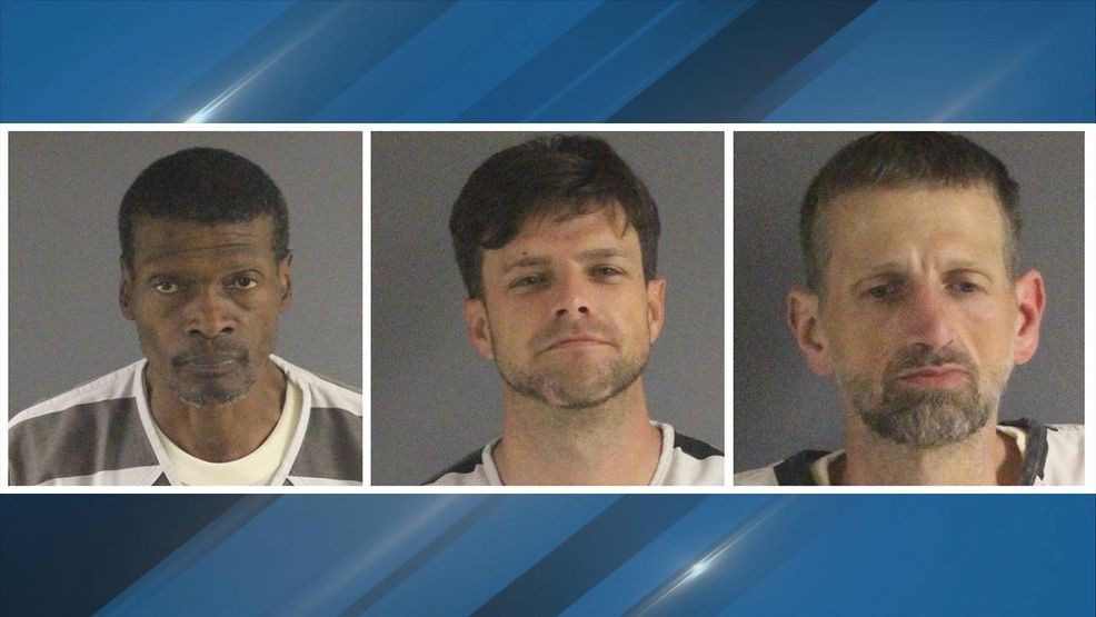 Three men arrested for thefts, drug possession in Harford County