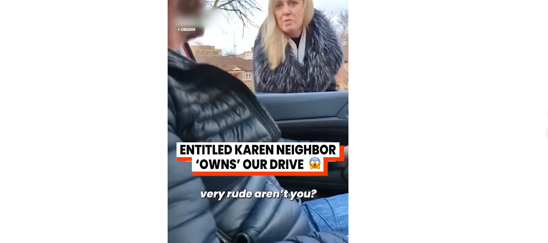 This Karen wouldn’t move her car then he finally snapped