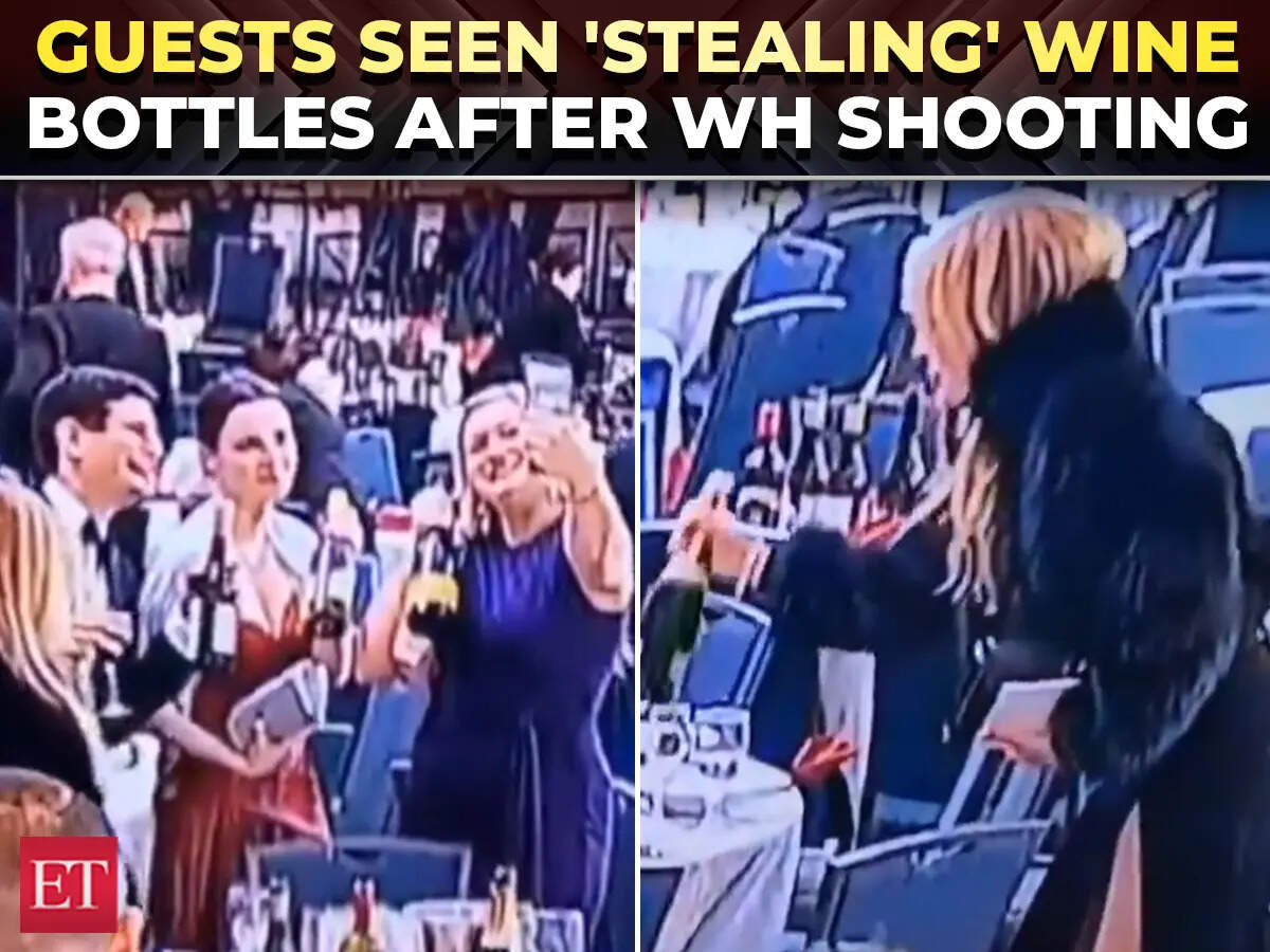 'This is who the press is!': Guests steal wine bottles after WHCD ...