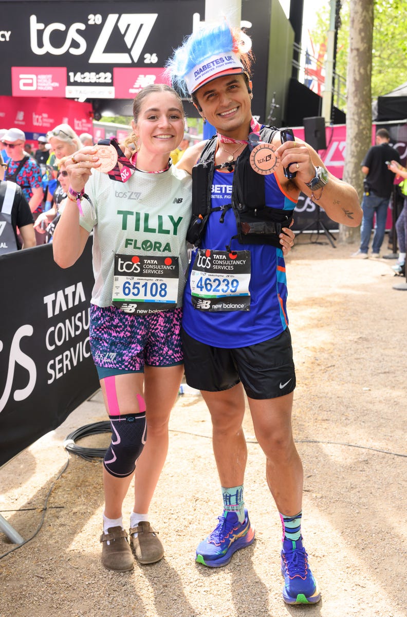 The celebrities who ran the 2026 London marathon and their times: Are ...