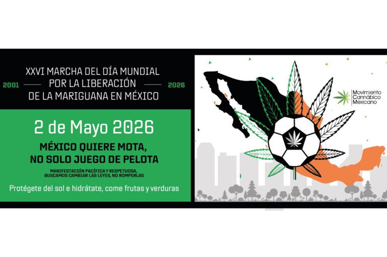 Día por la liberación de la marihuana en CDMX: Fecha y ruta de la marcha