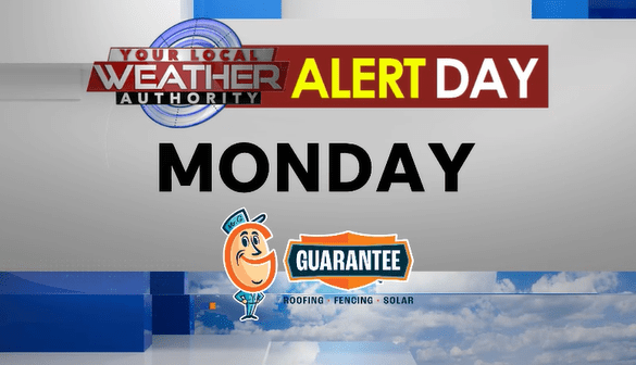 Weather alert day for Monday, April 27th