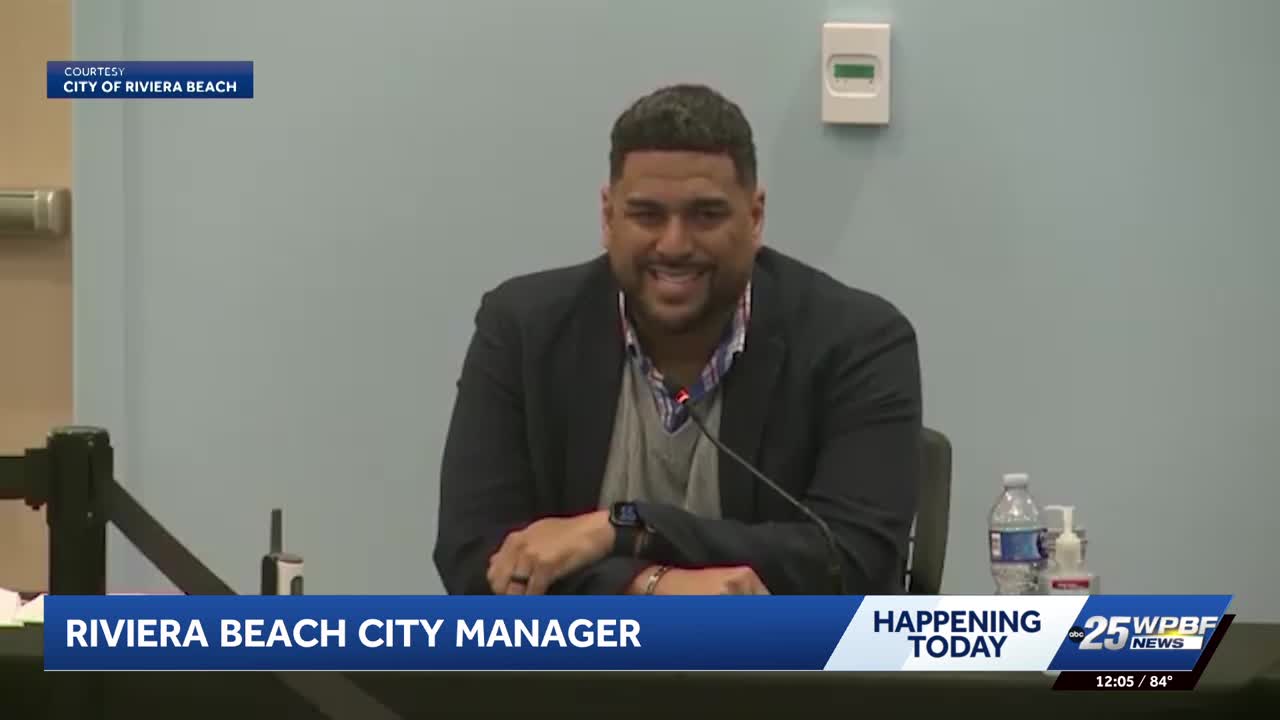 Riviera Beach city manager’s job status to be decided Monday night