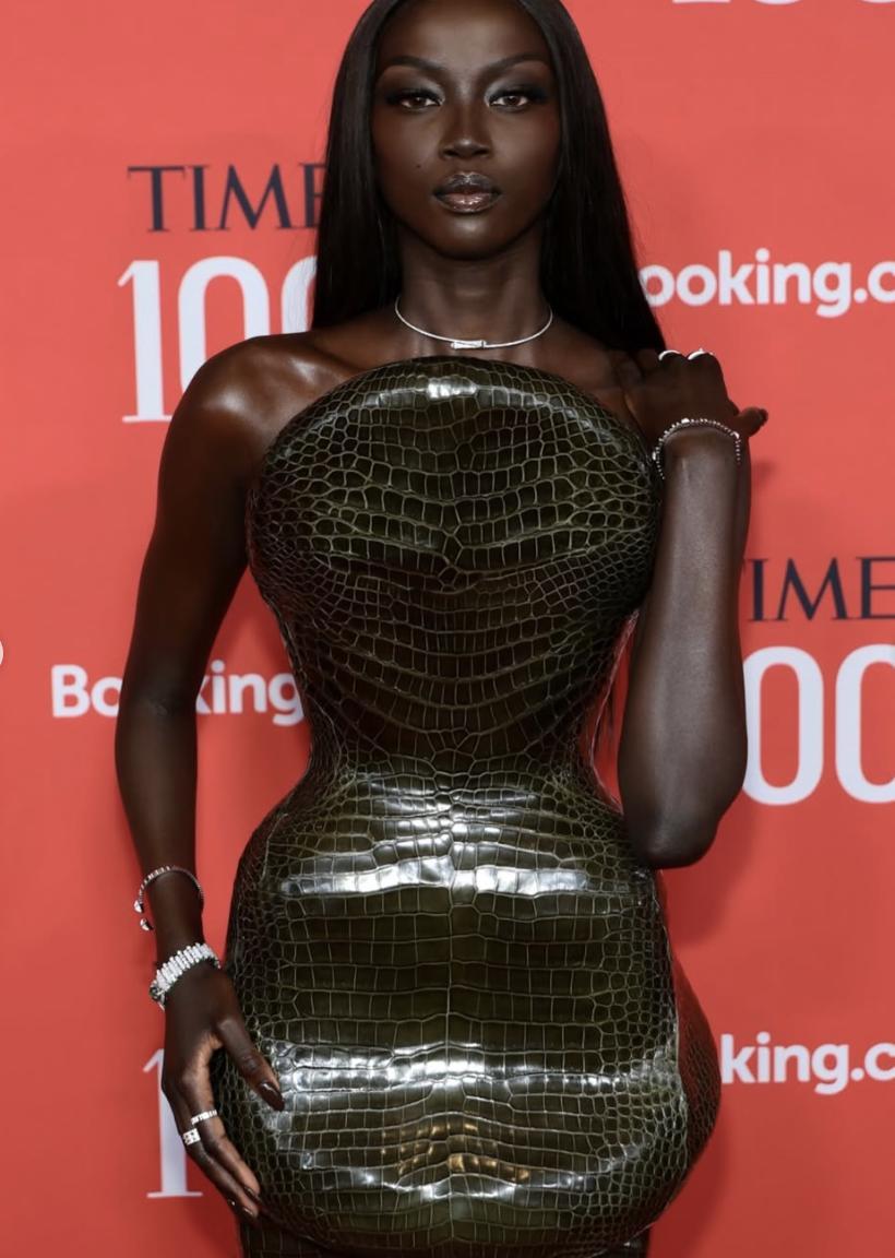 Anok Yai's sculptural look at Time100 gala sets new celebrity style and ...