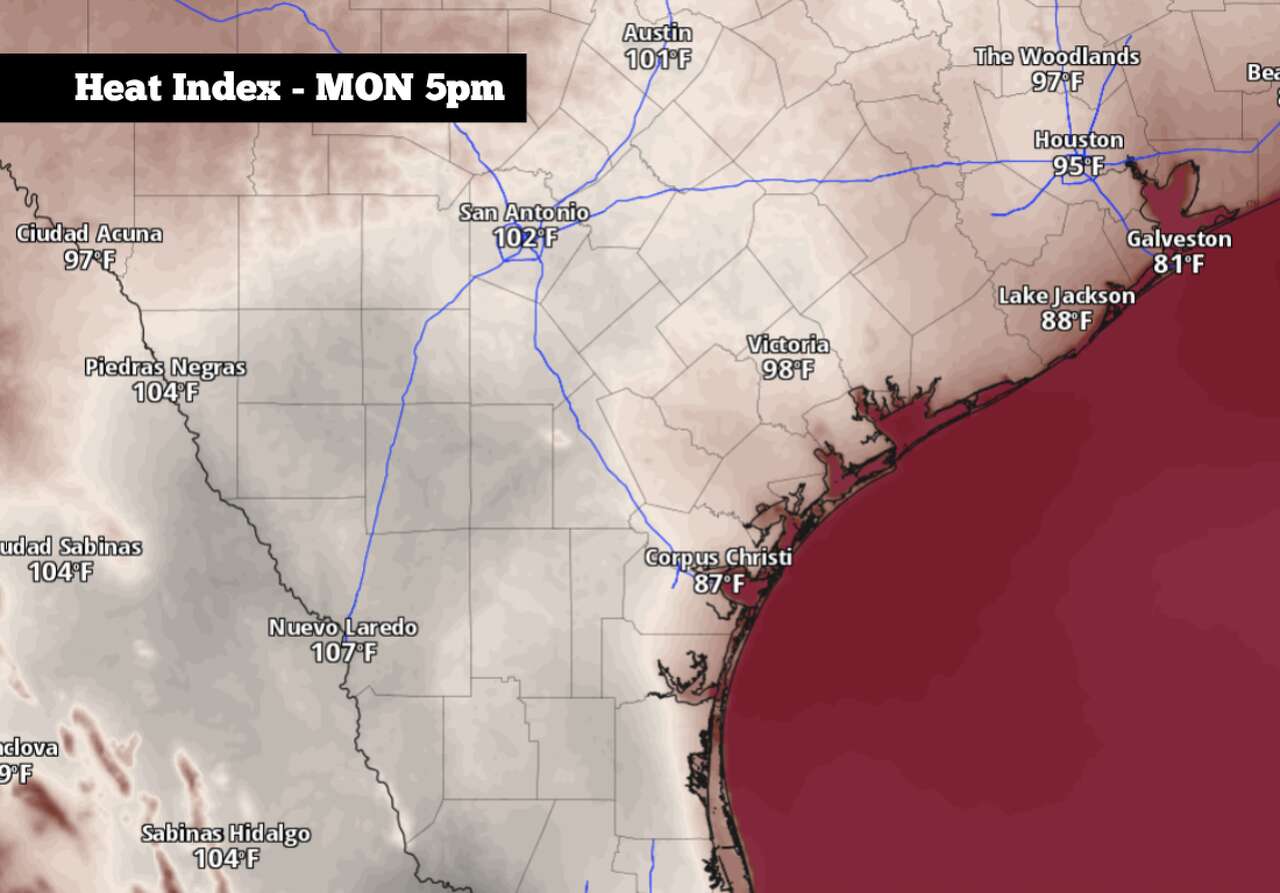 It's hot in South Texas, but here's when the next cold front will arrive
