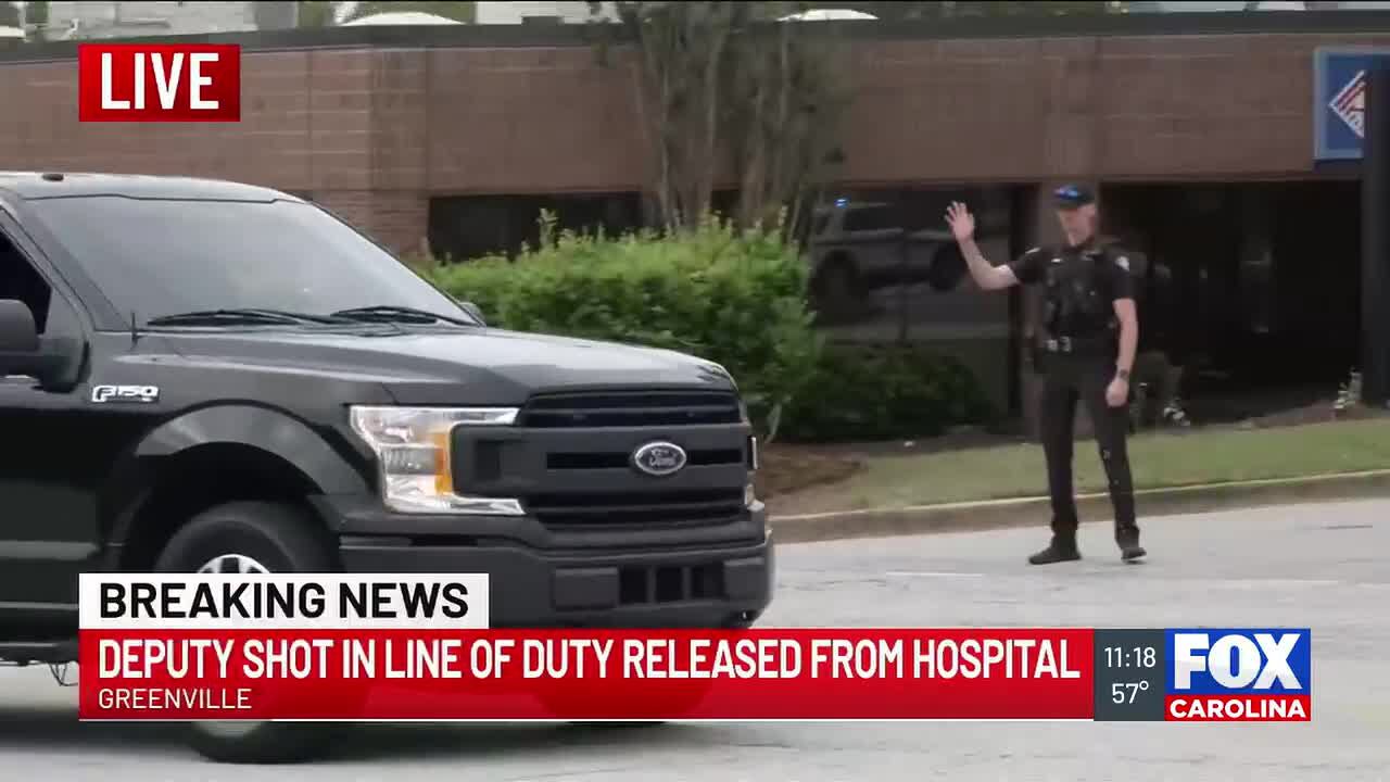 Anderson County deputy hurt in deadly I-85 shooting released from hospital