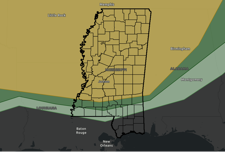 Tornadoes, large hail possible as more storms move through MS