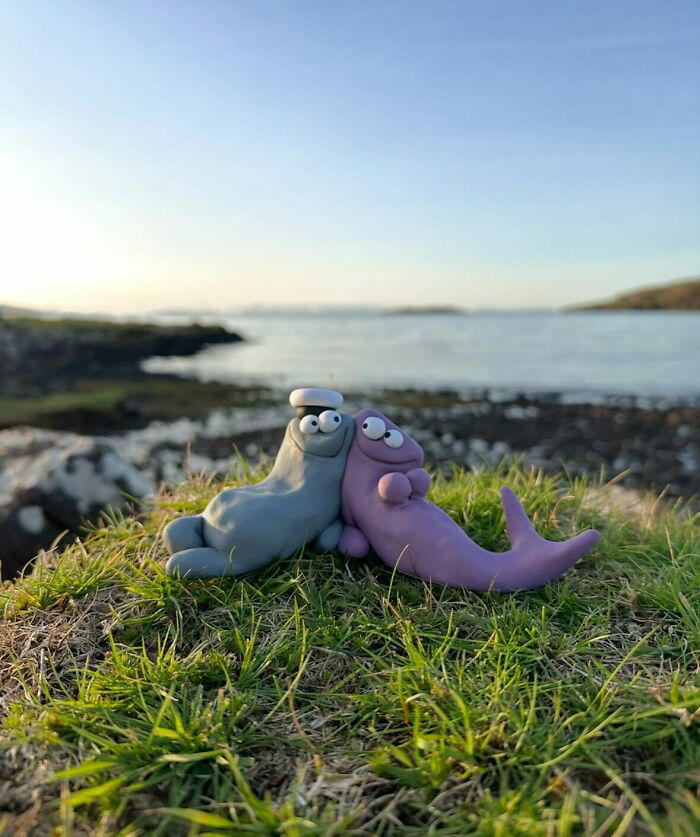 Hand-sculpted creatures with unique personalities (41 pics)
