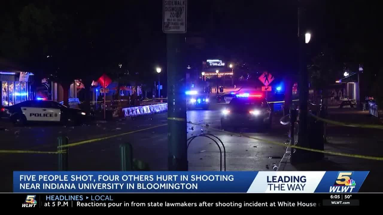5 people shot, 4 others hurt in shooting near Indiana University