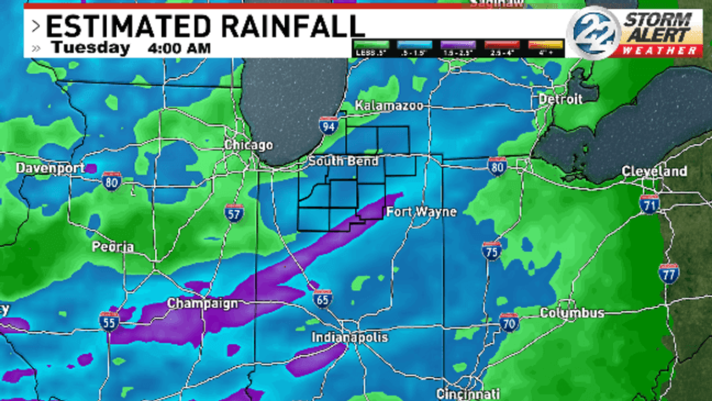 Severe storms late Monday bring risk for damaging winds, heavy rain ...