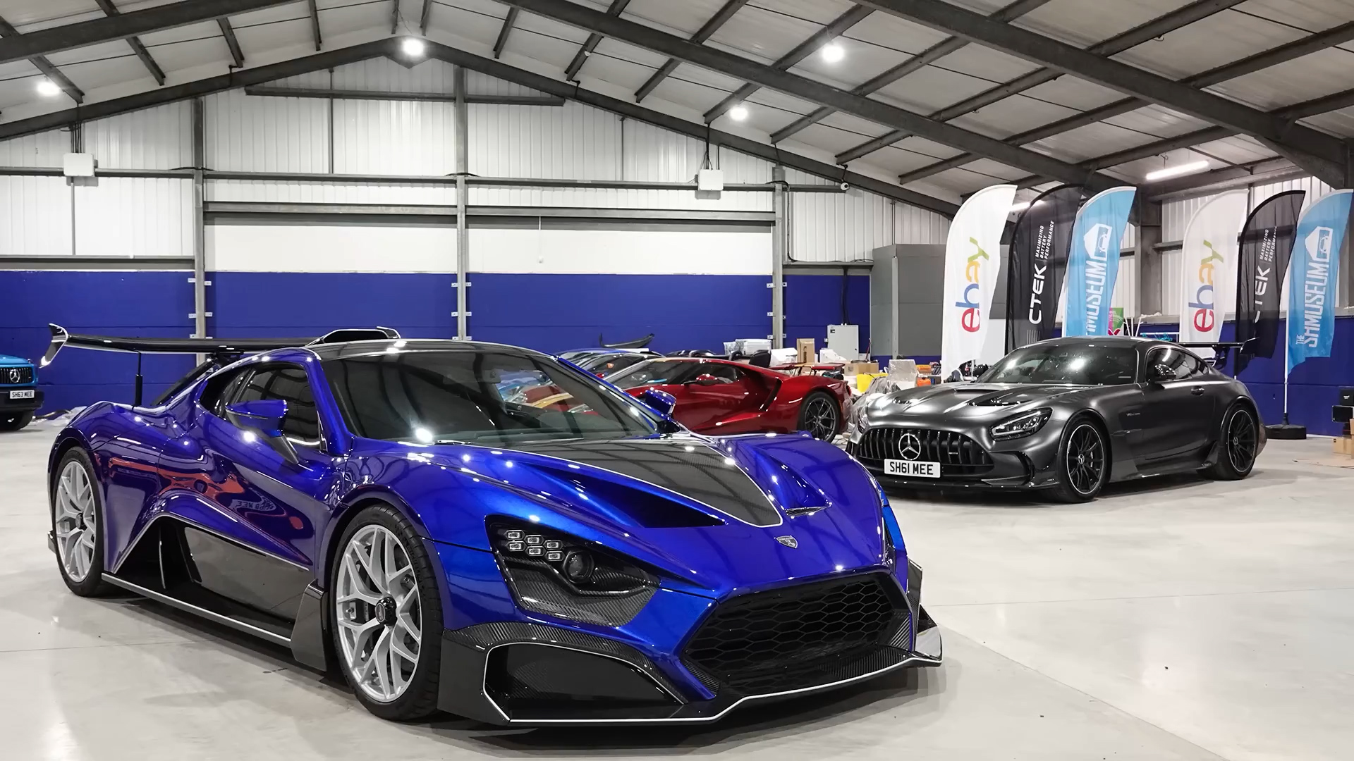 Rare hypercars and supercars in one place