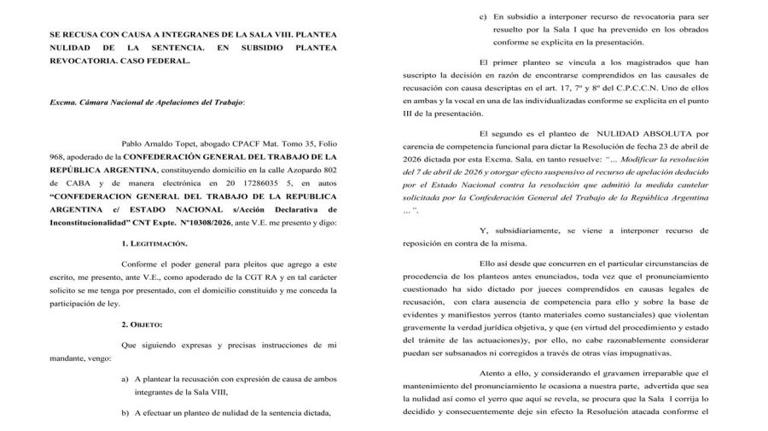 El Gobierno le arrebató la causa de la reforma laboral al fuero del ...