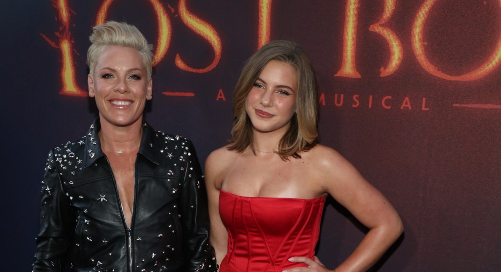 pink-and-daughter-willow-attend-the-lost-boys-broadway-red-carpet