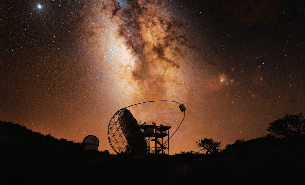 Astronomers just found a colossal structure behind the Milky Way
