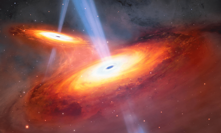Astronomers capture rare quasar pair colliding just 1 billion years ...