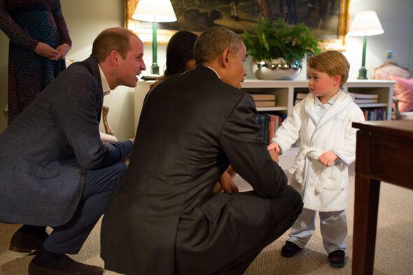 Prince George's special gift from President Obama - and a 'slap in the ...