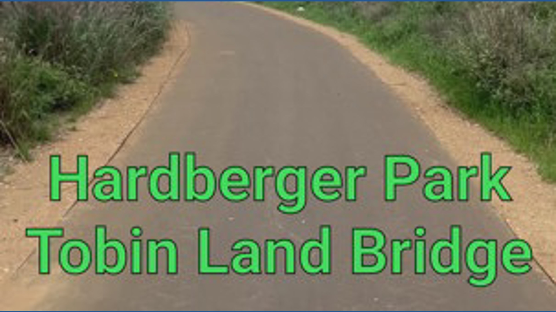 Hardberger Park Tobin Land Bridge connects two parts of the park
