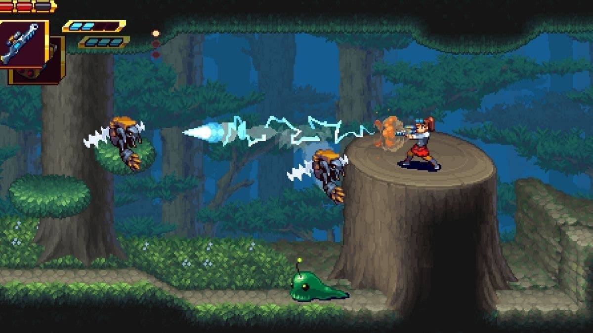 Clockwork Ambrosia is a steampunk Metroidvania shooter