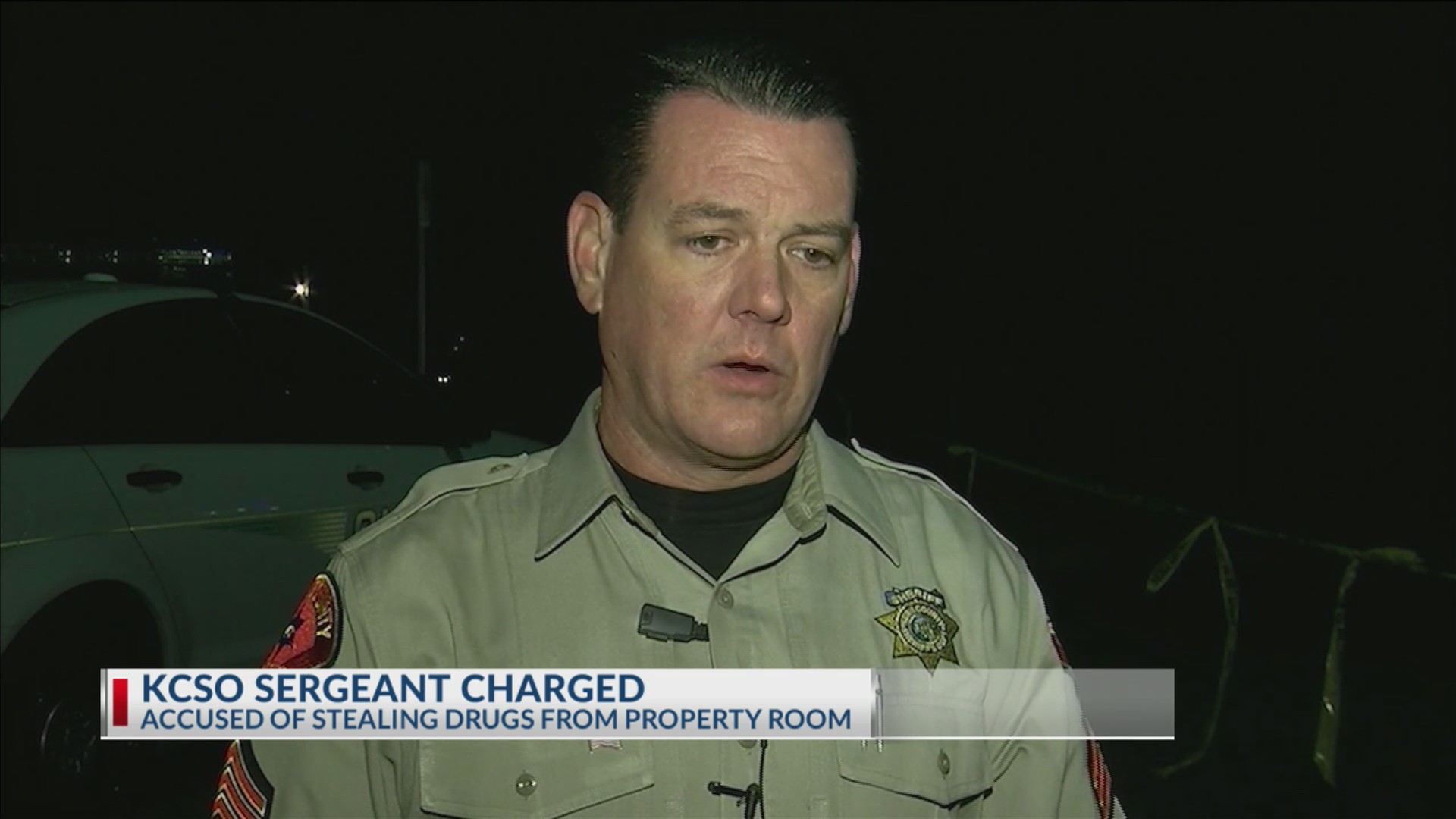 KCSO sergeant charged, accused of stealing drugs from property room