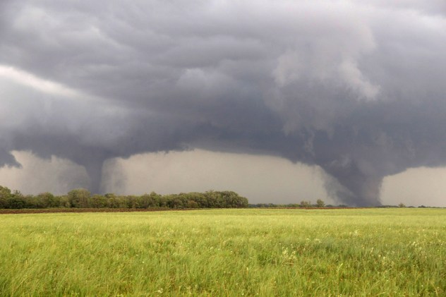 See it: Storm chasers encounter twin tornadoes in Oklahoma