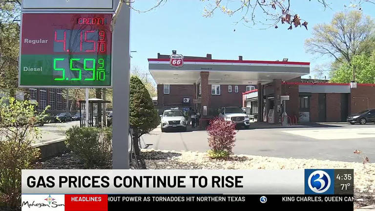 Connecticut gas prices up 19 cents in one week amid Iran war uncertainty