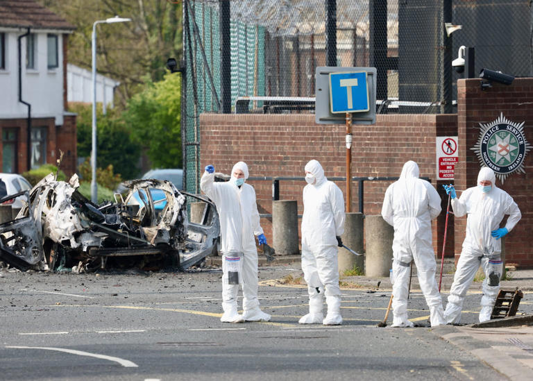 PSNI body-cam footage of Dunmurry bomb explosion shows how close ...