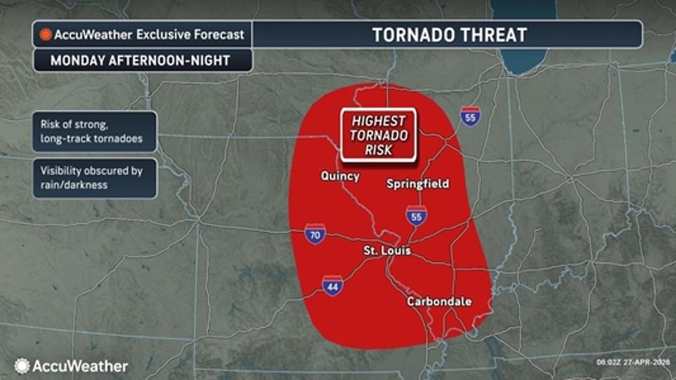 Meteorologists: Tornado outbreak to strike 12 states across US heartland