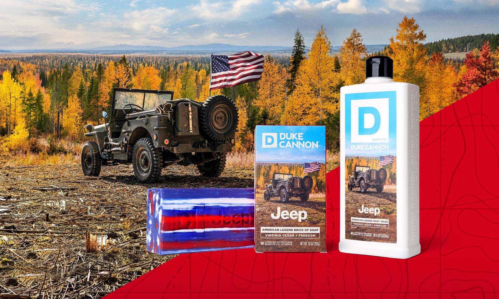 Duke Cannon x Jeep celebrate 250 years of American grit