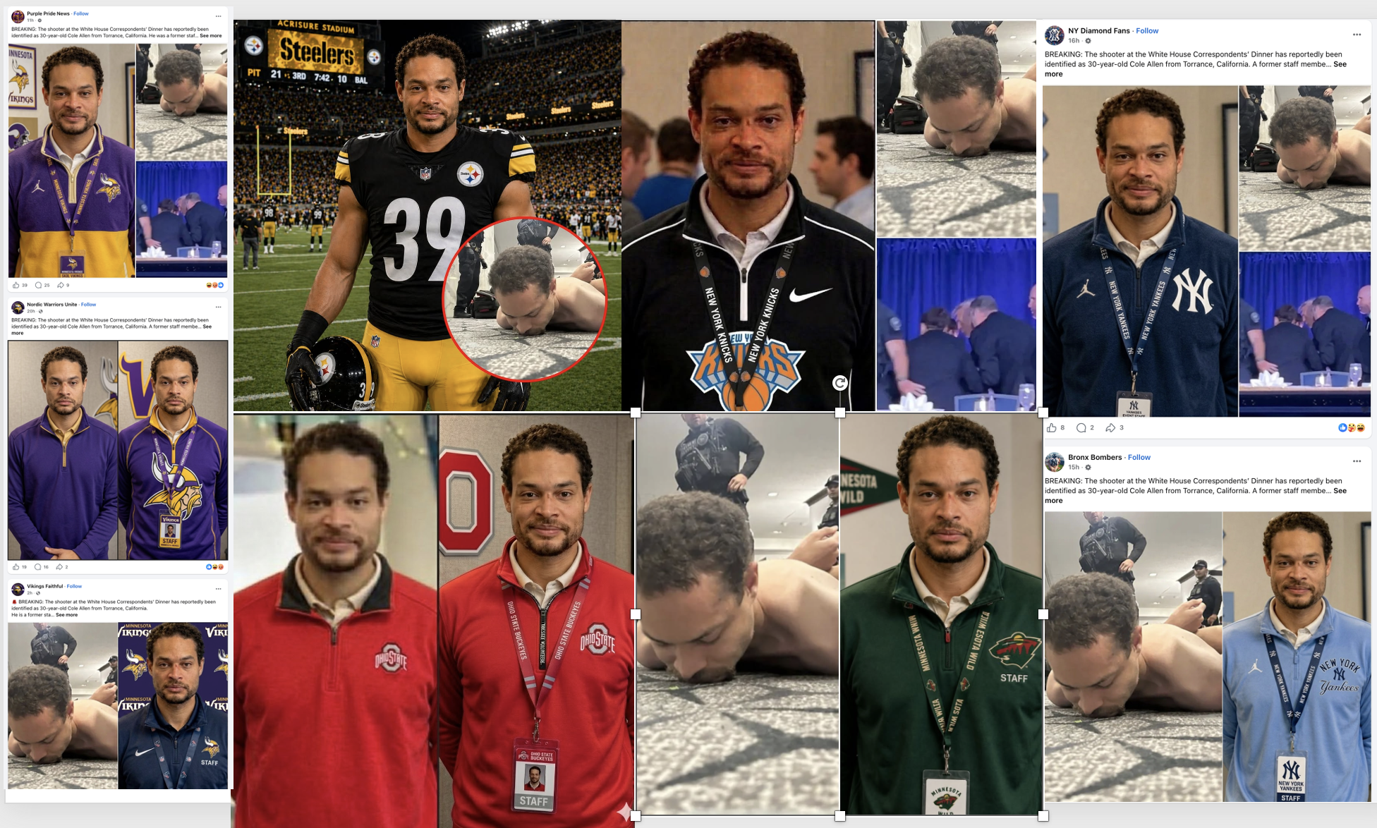 Cole Allen AI slop has predictably taken over Facebook