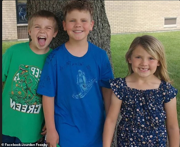 Father charged after allegedly leaving his 3 kids in burning home