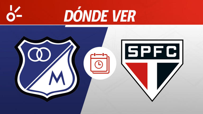 Millonarios vs Sao Paulo, en vivo: dónde ver la Copa Sudamericana 2026