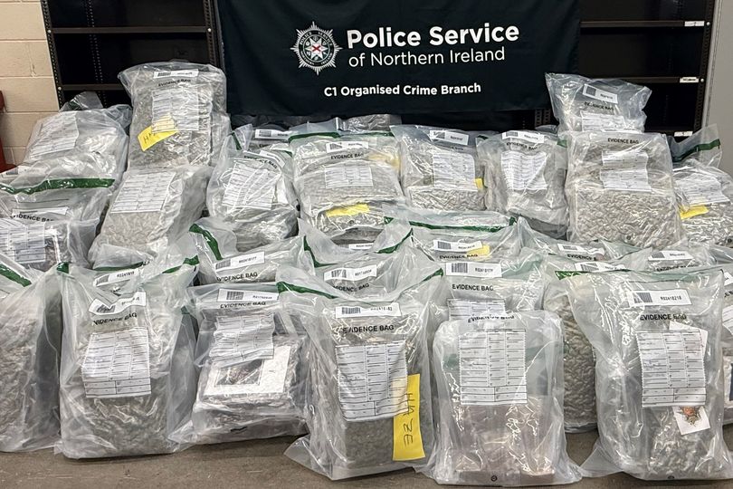 Drugs worth an estimated £4million seized at NI port after operation by PSNI and Gardai