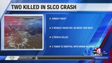 Two killed, two injured in five-vehicle crash on I-80 in Salt Lake County