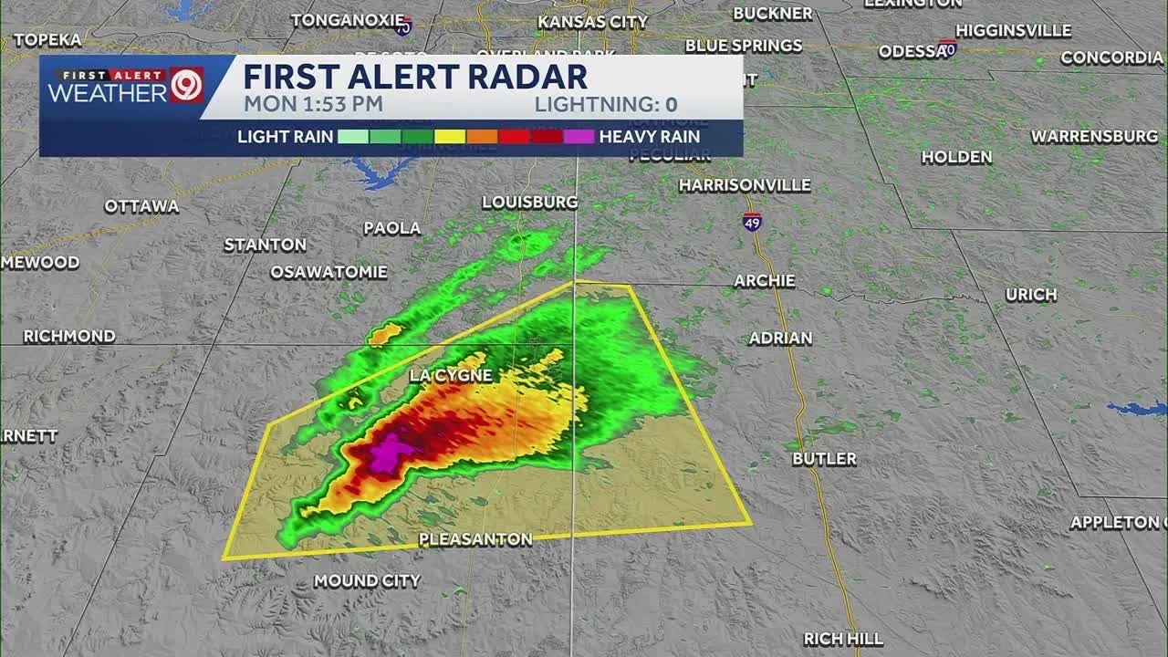 Monitoring possible severe weather in Kansas City -- Monday 1:50 p.m ...