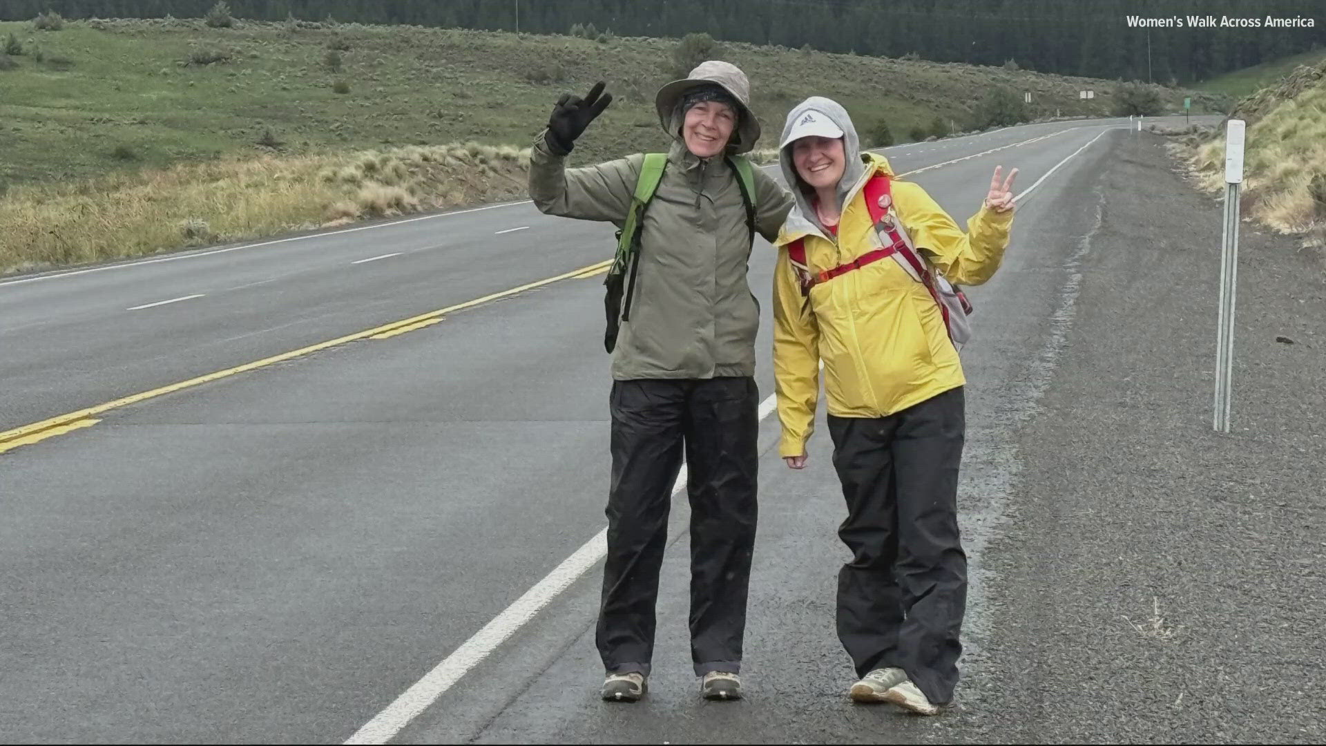 Oregon woman’s cross-country walk for women’s rights reaches Idaho