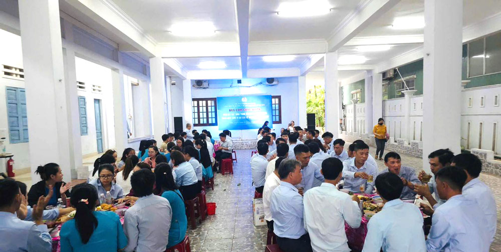 Công đoàn cơ sở ở Đà Nẵng tổ chức bữa cơm Công đoàn hưởng ứng Tháng Công nhân năm 2026