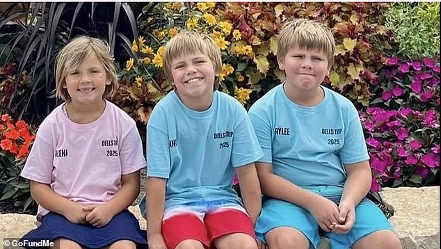 Father charged after allegedly leaving his 3 kids in burning home