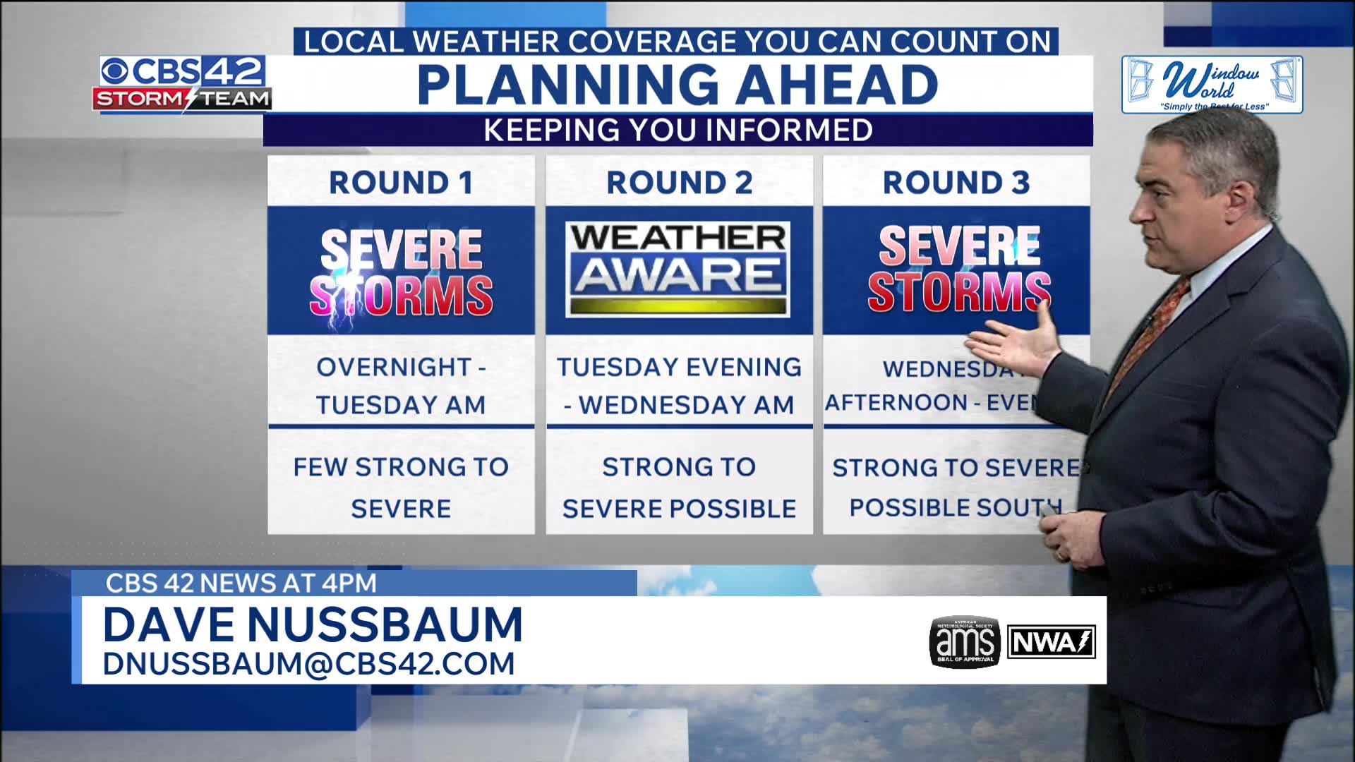 Weather aware: Multiple rounds of severe storms this week in central ...