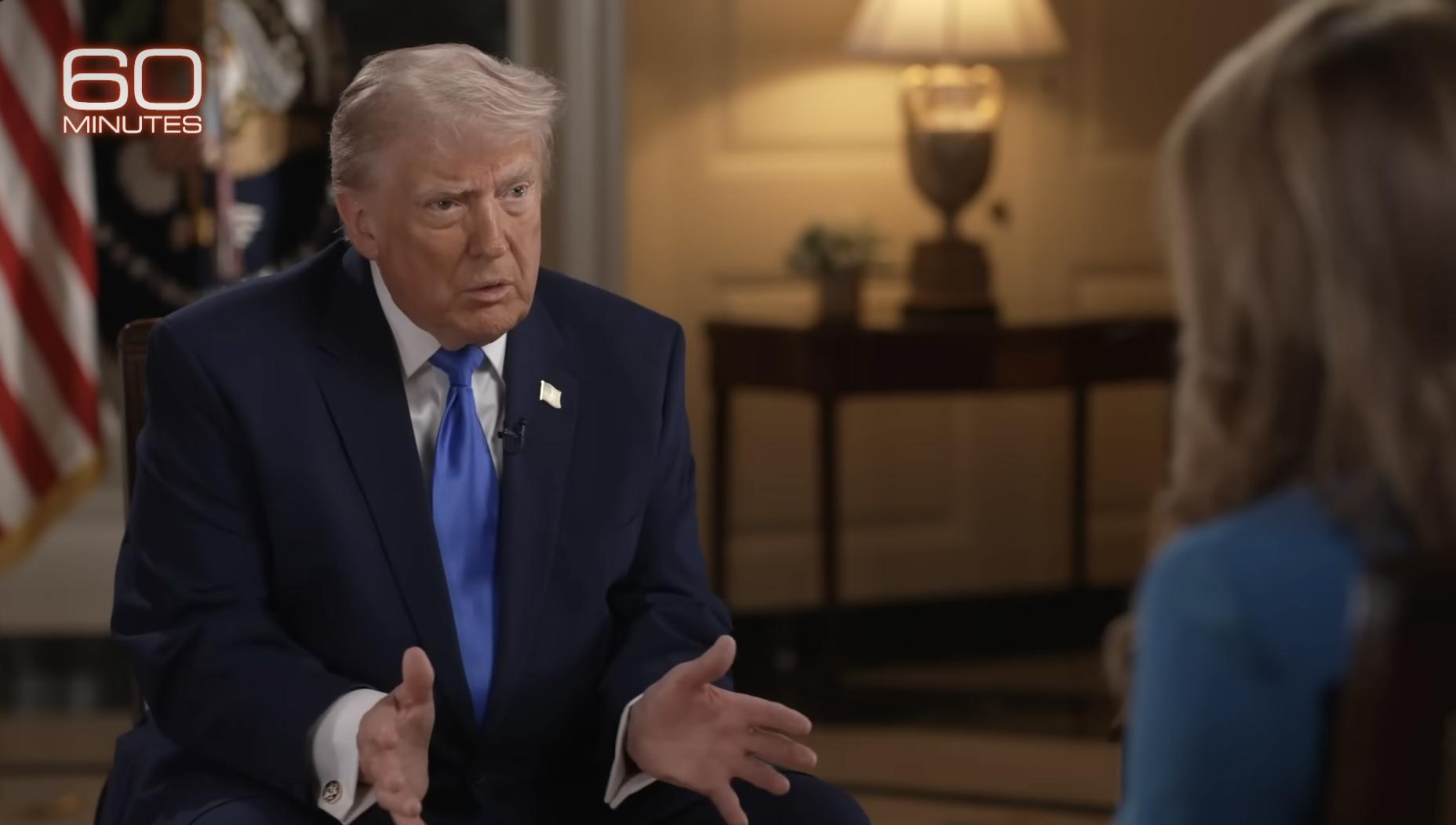 Trump calls '60 Minutes' anchor a 'disgrace' after reading gunman's ...