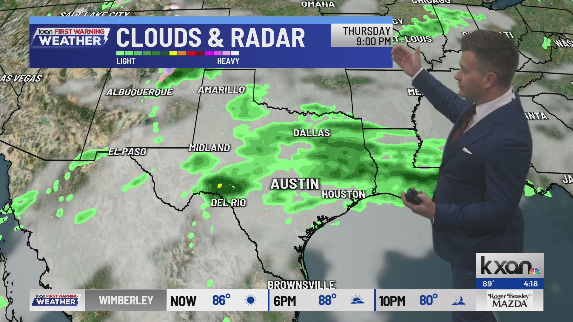 Isolated storms until widespread late week rain | KXAN forecast (April 27)