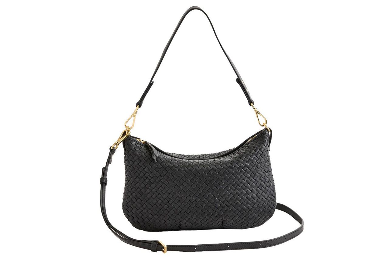 Italian Handwoven Leather Mini Shoulder Bag
