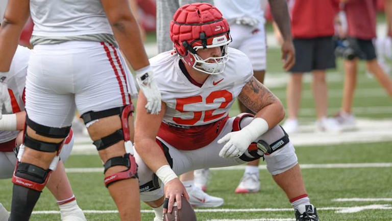 Which five Razorbacks have highest 2027 NFL draft stock?