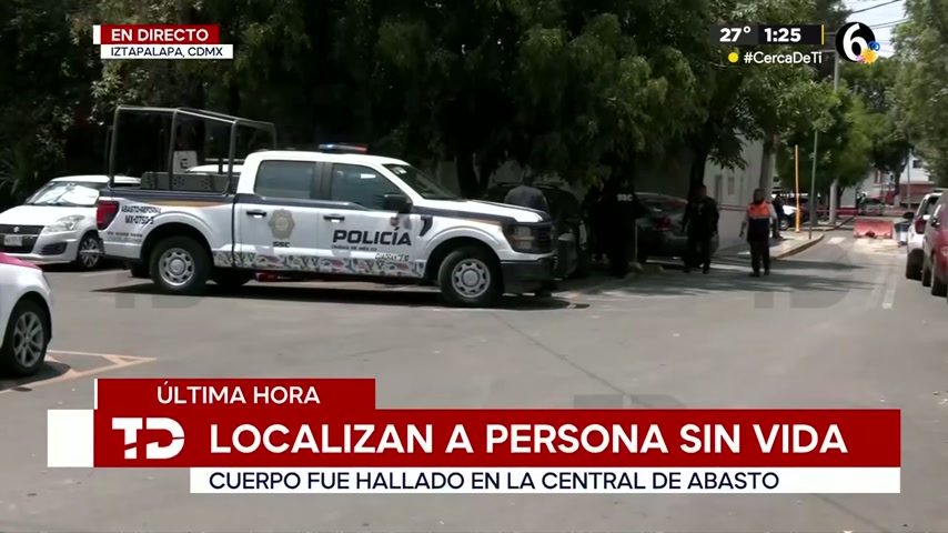 Hombre muere a bordo de una patrulla en la Central de Abasto de Iztapalapa