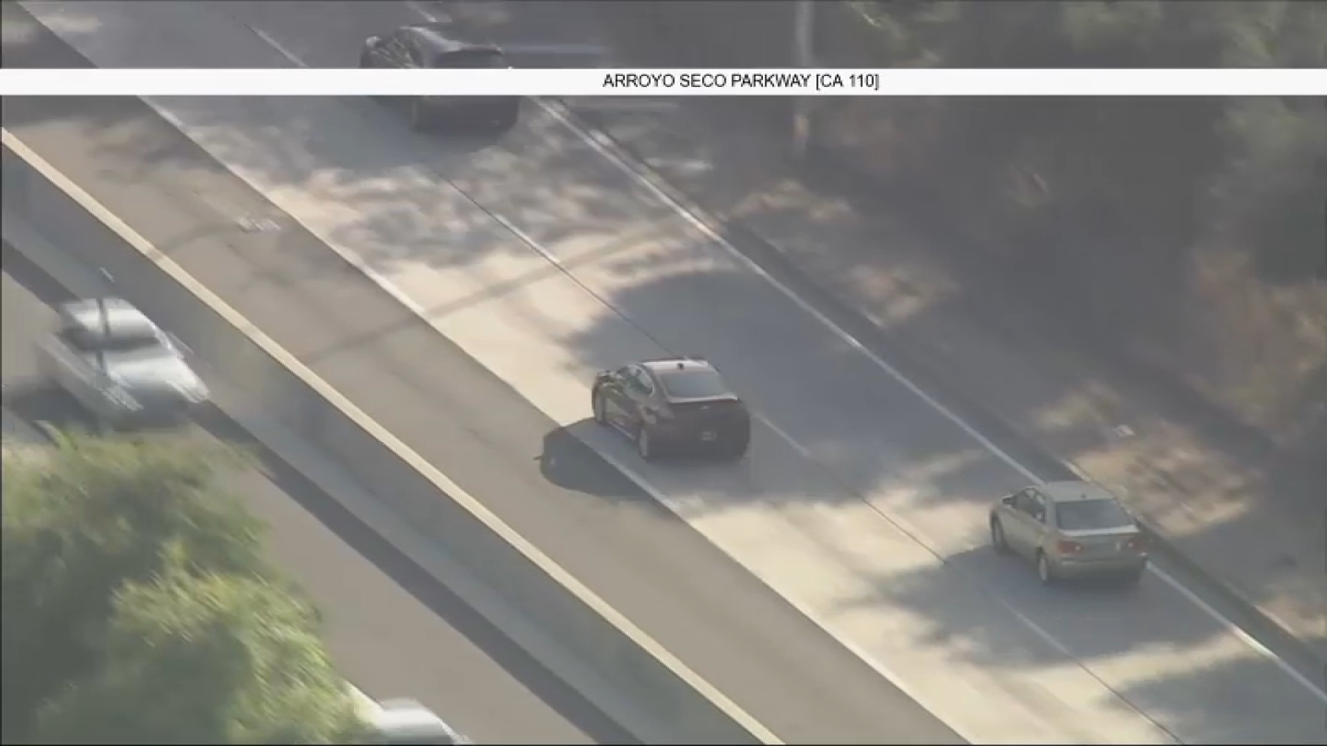 Police track driver in northeast Los Angeles