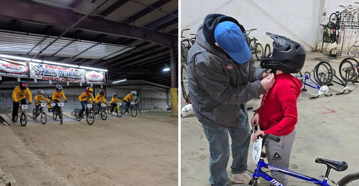 This Indiana indoor BMX track lets riders train year-round on high ...